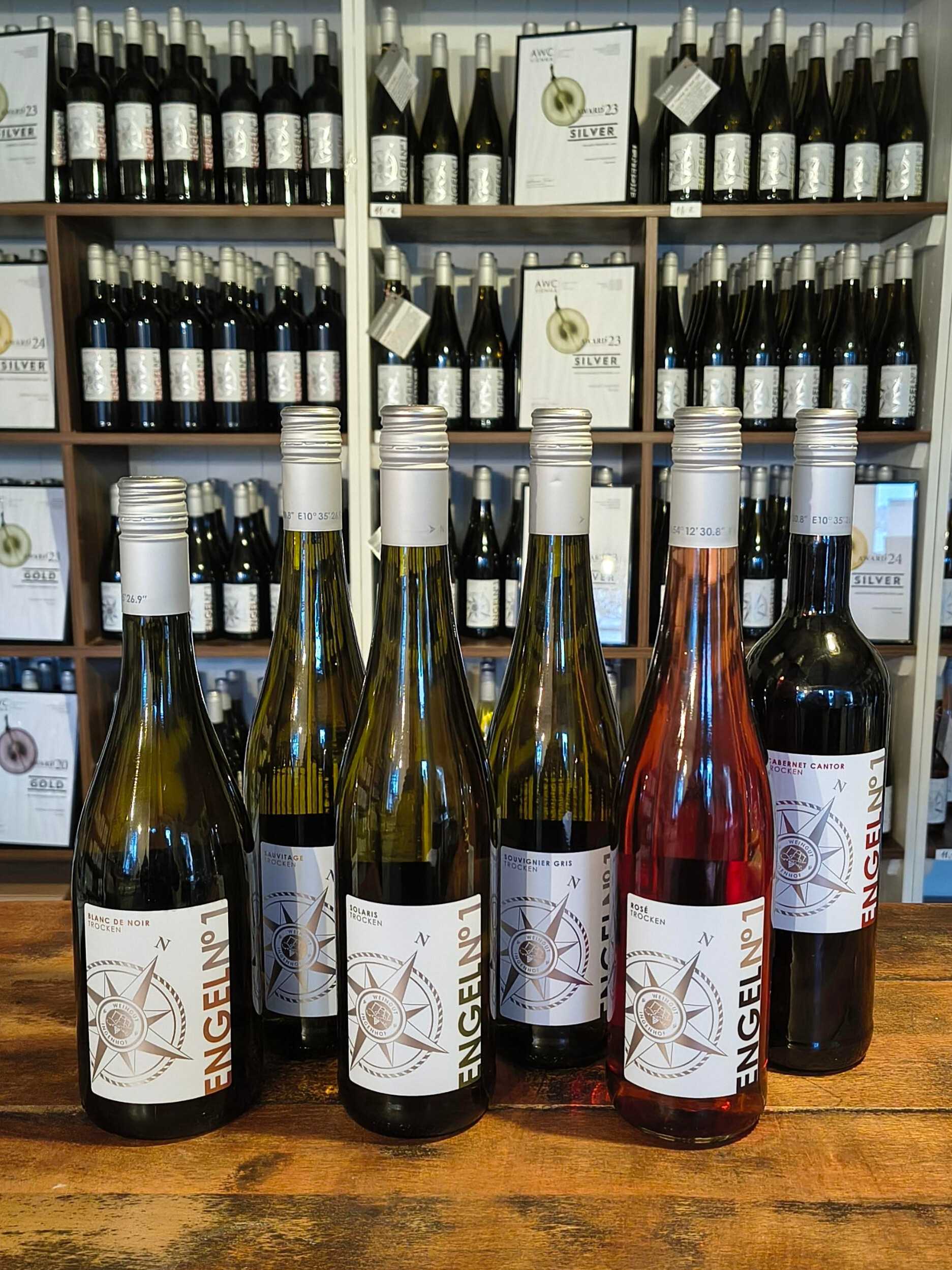 Vegane Piwi- Weine, trocken, vom Weingut Ingenhof in Schleswig- Holstein als Weinproben - Paket. Ein genußvolles Geschenk für Weinliebhaber in unserem Onlineshop oder der Weinremise.