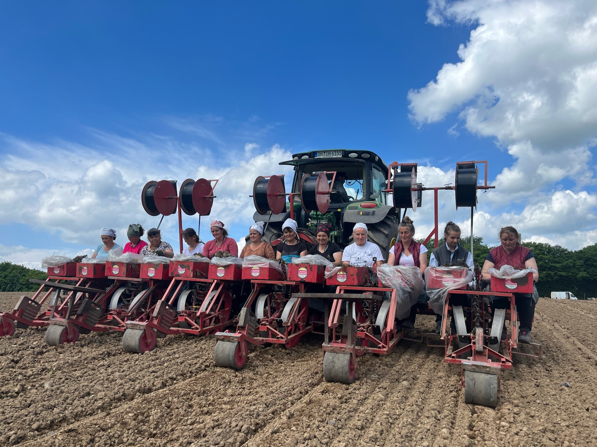 Bestes Team- viele unserer fleißigen Mitarbeiter kommen schon seit 20 Jahren zu uns auf den Ingenhof